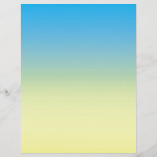 Jaune et bleu deux tons