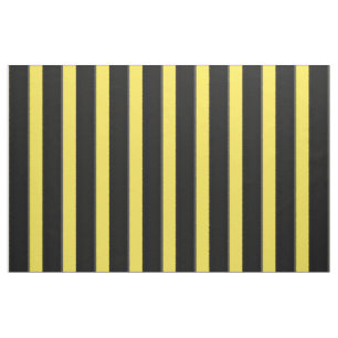 Jaune et noir Abeille-Comme le tissu de rayures