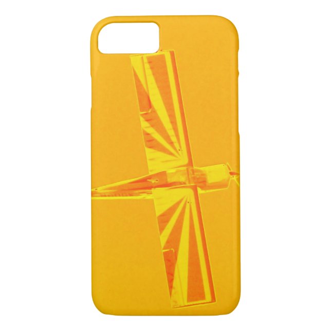 Jaune et orange à peine Il y a iPhone 7 Coque (Dos)