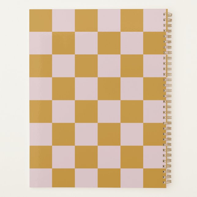 Jaune et rose à carreaux (Dos)