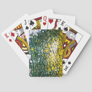 Jaune et Vert Nature Classique Cartes de Jeu