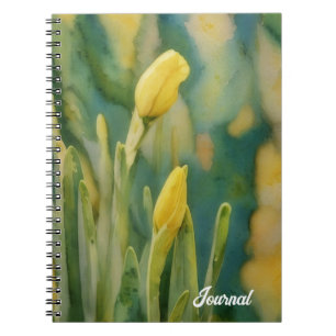 Jaune Fleur Art Daffodil Bureaux Journal personnel