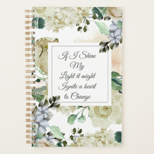  Jaune Floral Rose Business Planner
