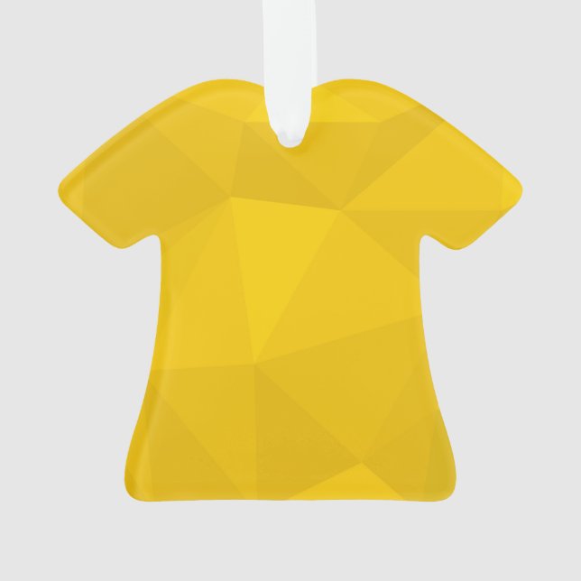 Jaune, moderne, cool, tendance, art géométrique ur (dos)