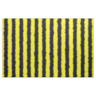 Jaune, noir Abeille-Comme le tissu de motif de