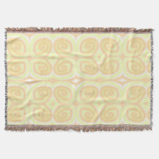 Jaune Pale Orange Fils Jeter Des Couvertures