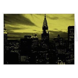 Jaune pointu Noir New York City