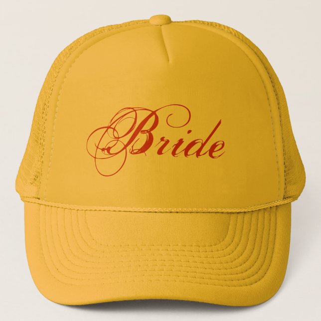 Jaune thème simple Bride casquette (Devant)