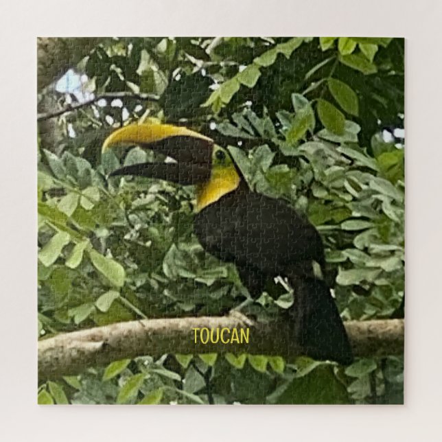 Jaune Throated Toucan Costa Rica Design Puzzle (Vertical)