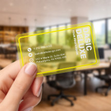 Jaune translucide moderne