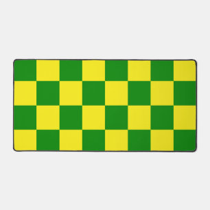 Jaune vert À damiers Motif chèque