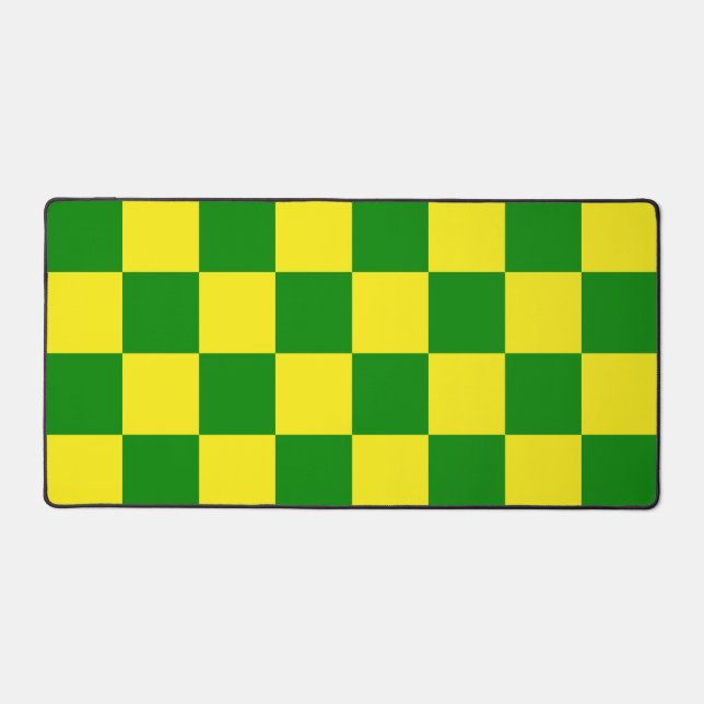 Jaune vert À damiers Motif chèque (Recto)