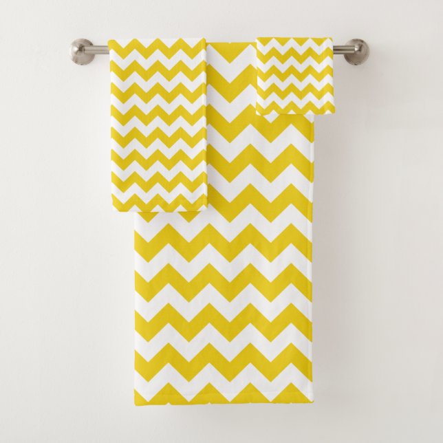 Jaune Zigzag, Jaune Chevron, Motif géométrique (En situation)
