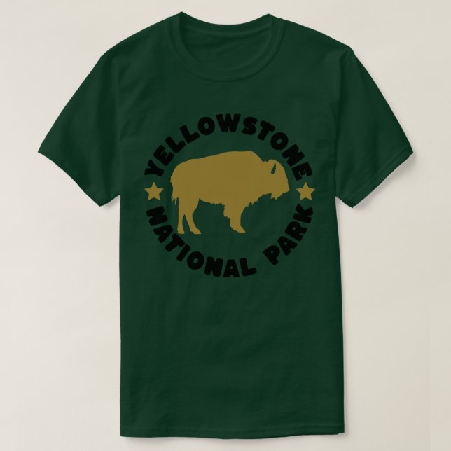 JaunesStone Parc national Buffalo TShirt (Design devant)