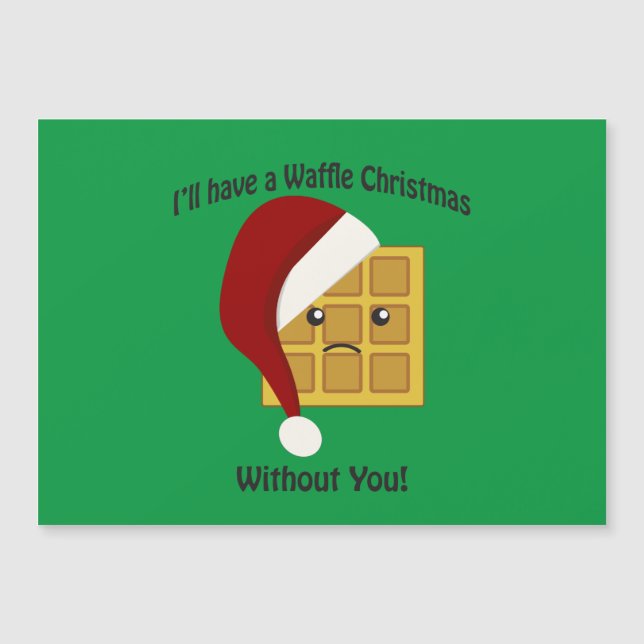 J'aurai un Noël de gaufre sans toi (Devant)