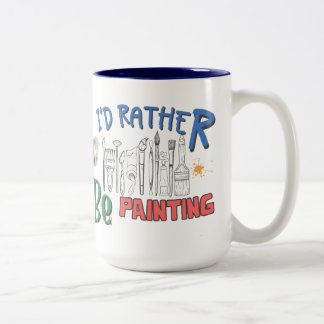 j'aurais préféré peindre un mug en céramique de 15