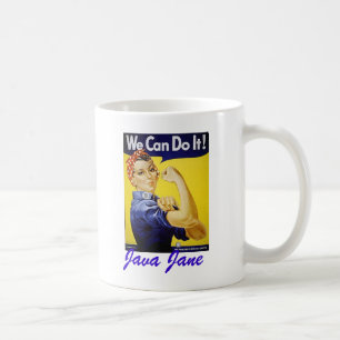 Java Jane "nous pouvons le faire !" Tasse