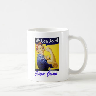 Java Jane "nous pouvons le faire !" Tasse