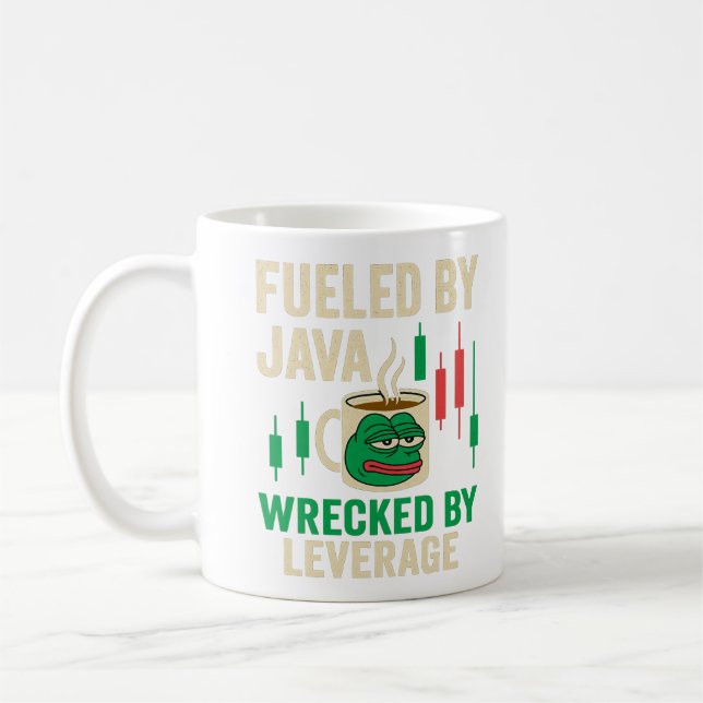 Java & Lever Pepecoin Crypto Mug (Gauche)