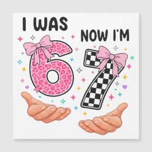 J'avais 6 ans maintenant j'ai 7 ans jolis chiffres