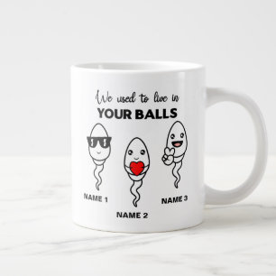 J'Avais L'Habitude De Vivre Dans Vos Boules, Mug D