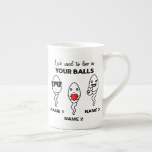 J'Avais L'Habitude De Vivre Dans Vos Boules, Mug D