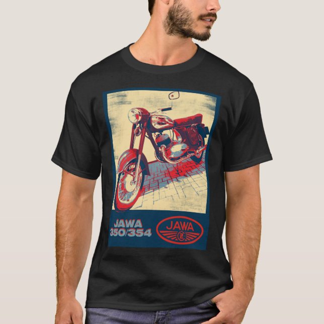 JAWA 350, 354 - 1956 T-shirt classique (Devant)