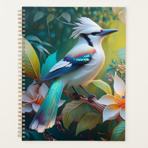 Jay à ailes Turquoises en berceau