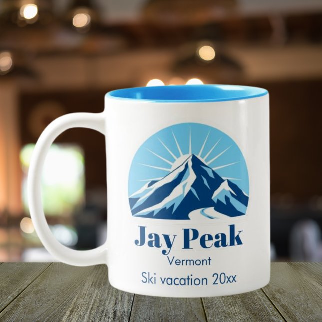 Jay Peak Vermont USA coffee cup mug (Créateur téléchargé)