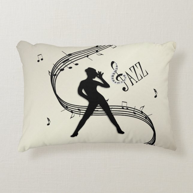 Jazz Dance Golden Accent Coussin (Devant)