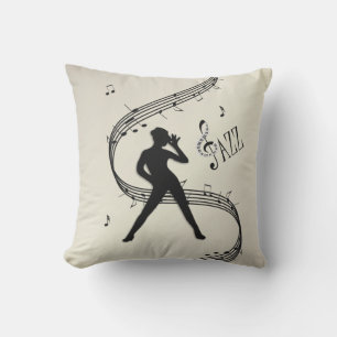 Jazz Dance Golden Music Coussin extérieur