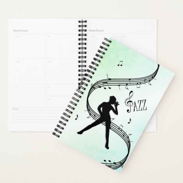 Jazz Dance Green Music (Devant avec enveloppe)