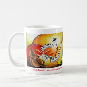 Jazz dans la tasse de café de collines