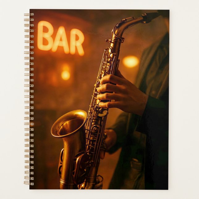 Jazz en lumières de bar (Devant)