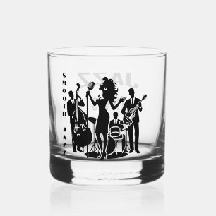 Jazz/Musique/Club/Ensemble de Verre à Whiskey