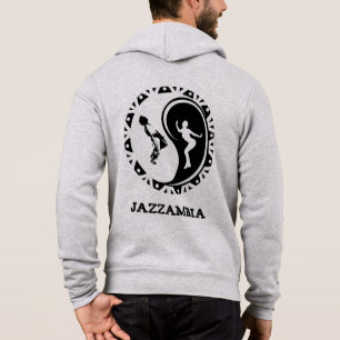Jazzambia Yin Yang Zip Sweat - shirt à capuche