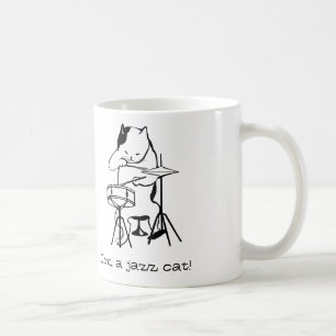 Jazzy Cat Mug