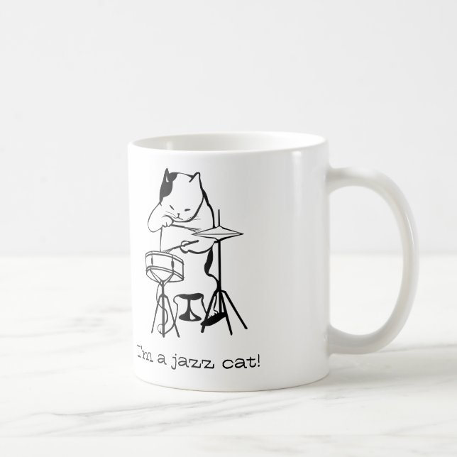 Jazzy Cat Mug (Droite)