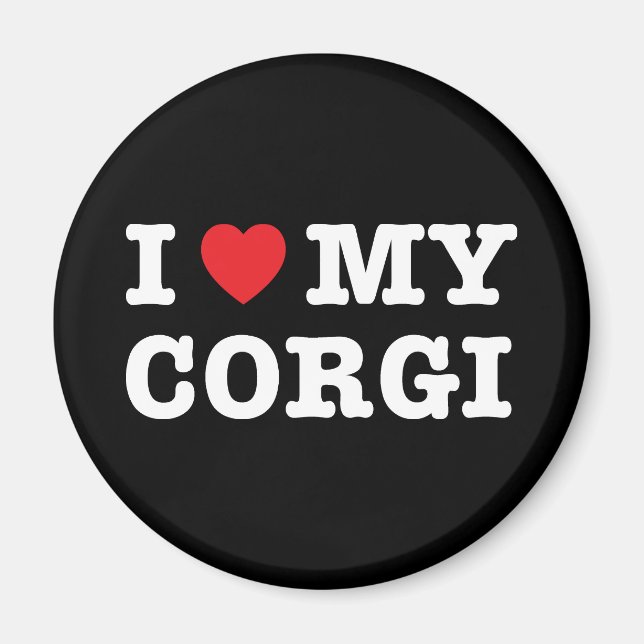 J'Coeur Mon Aimant Corgi (Devant)