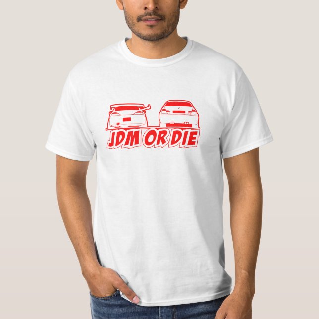 JDM OU MEURENT T-SHIRT DE RACE (Devant)