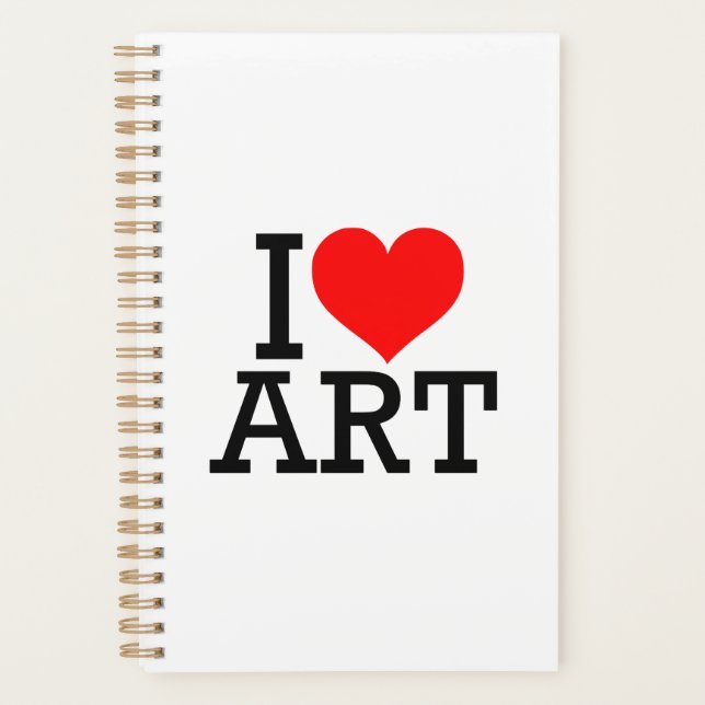 Je adore le planificateur d'art  (Devant)