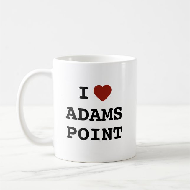 Je aime Adams Point Mug (Gauche)