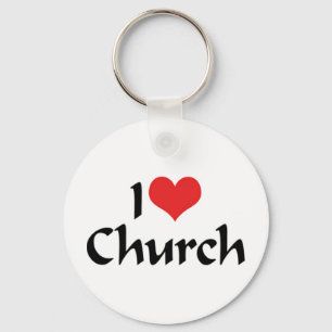Je aime le porte-clés d'église