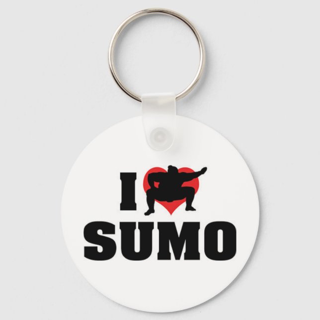 Je aime le porte-clés Sumo (Recto)