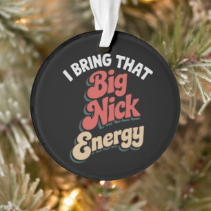 Je apporte cette énergie de gros Nick Santa Xmas d