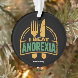 Je bat Anorexia Sensibilisation Conception amusant
