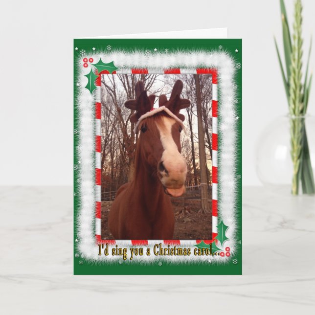 "Je carte vous chanterais chant de Noël" (Devant)