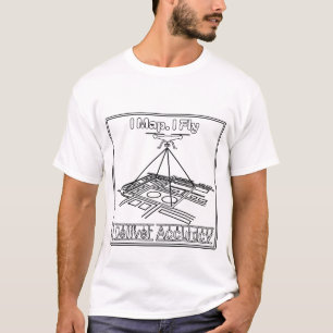 Je cartographie, je vole T-shirt Drone