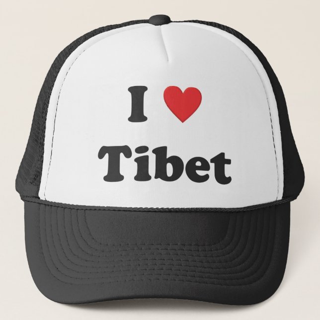 "Je casquette aime Thibet" (Devant)