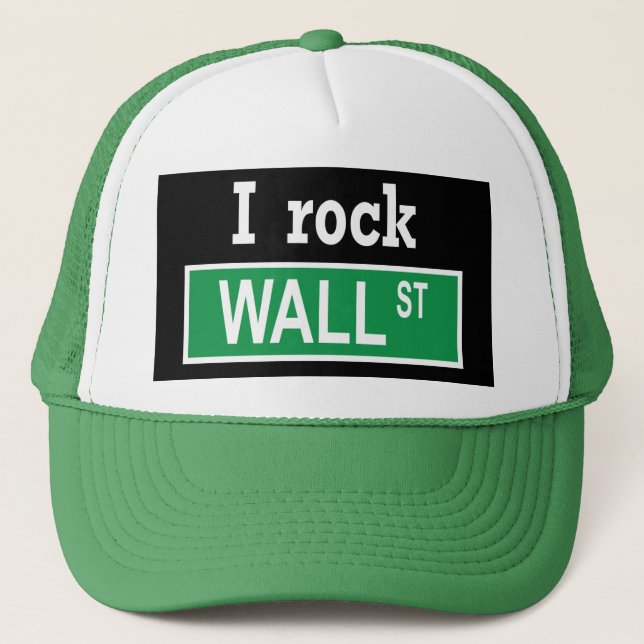 "Je casquette bascule Wall Street" (Devant)